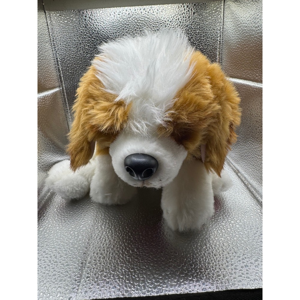 Little Live Pets Sleepy Puppy Interactive Plush Dog Moose Toys Brown White 26548